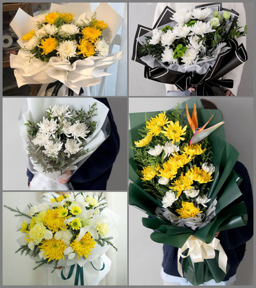 湖南湘潭湘乡市泉塘镇白事花束代送